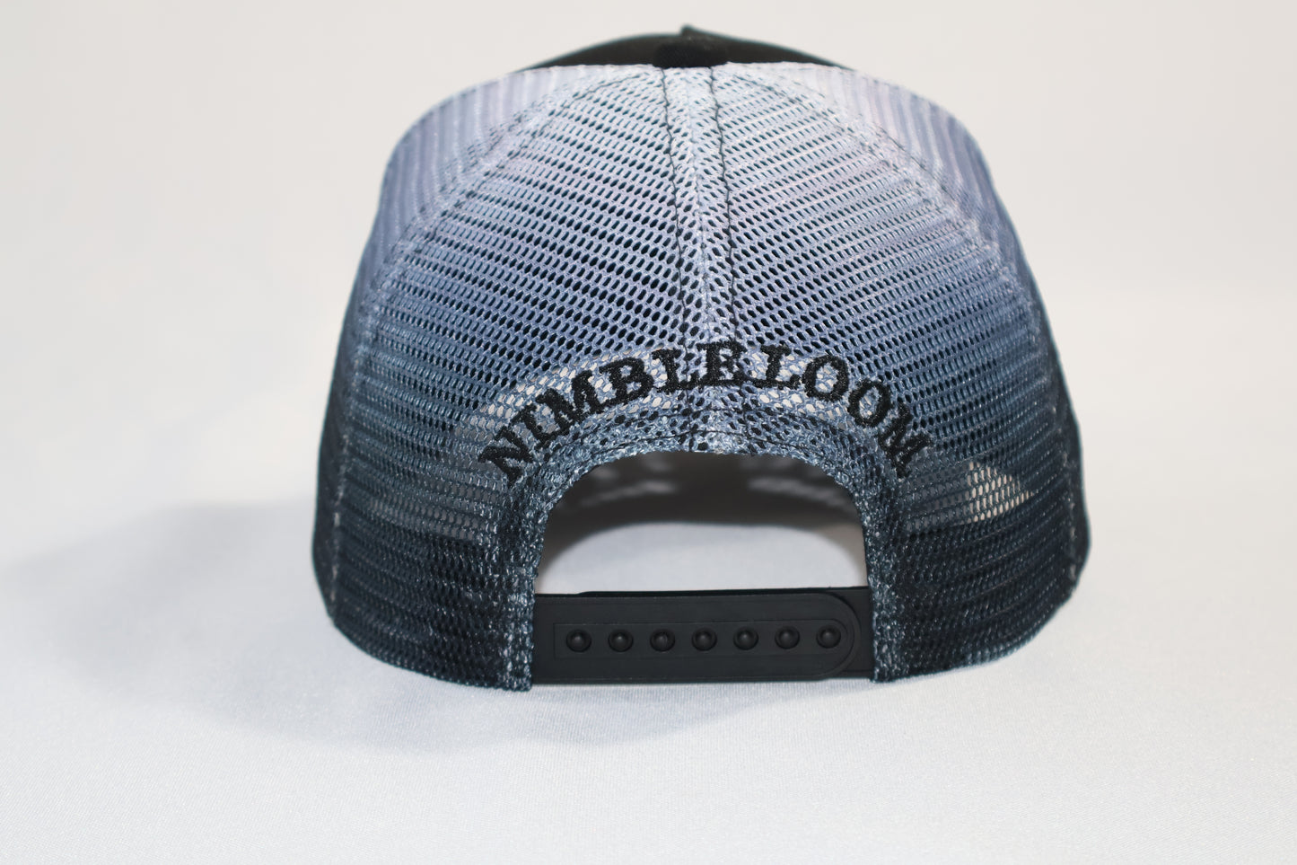 Unisex Trucker Cap- Black & Pink | Adjustable Mesh Hat With Embroidered Logo